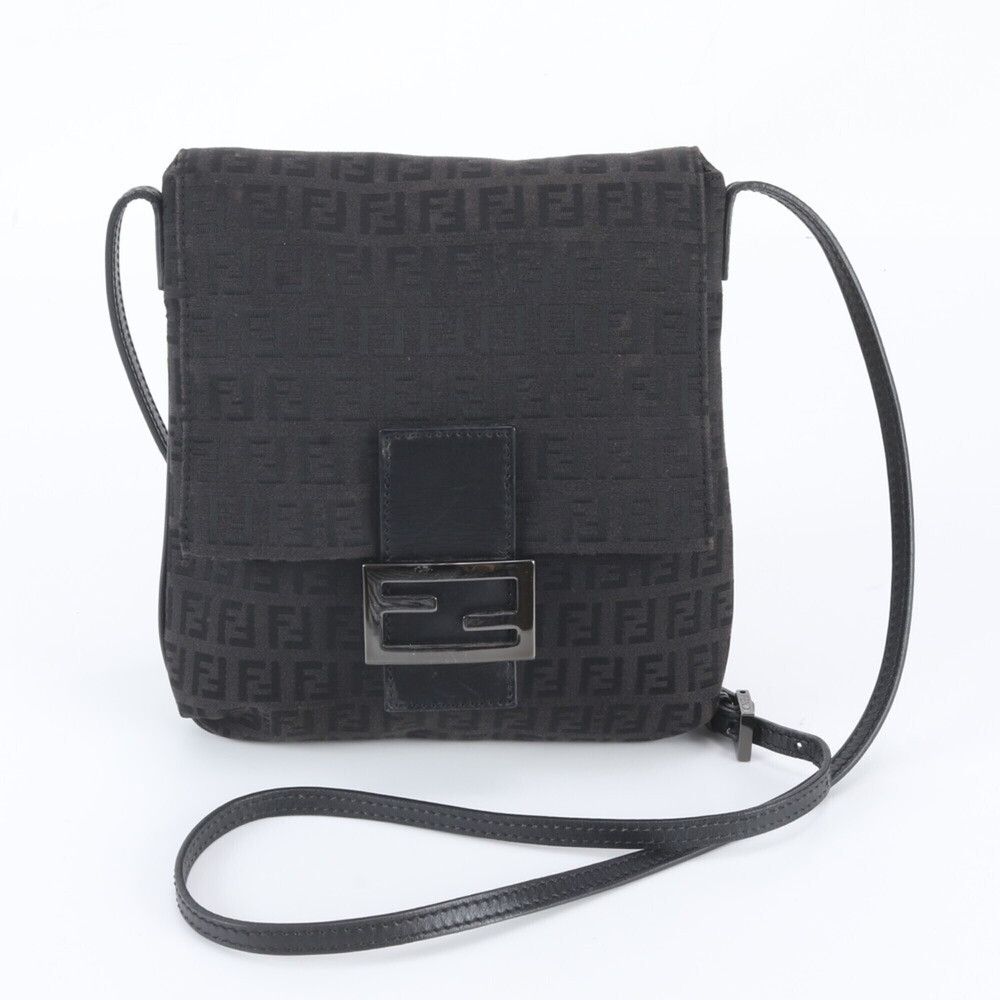 Fendi Zucchino 8BT075 Leather Shoulder Bag, Crossbody Handbag, Tote Bag for W...